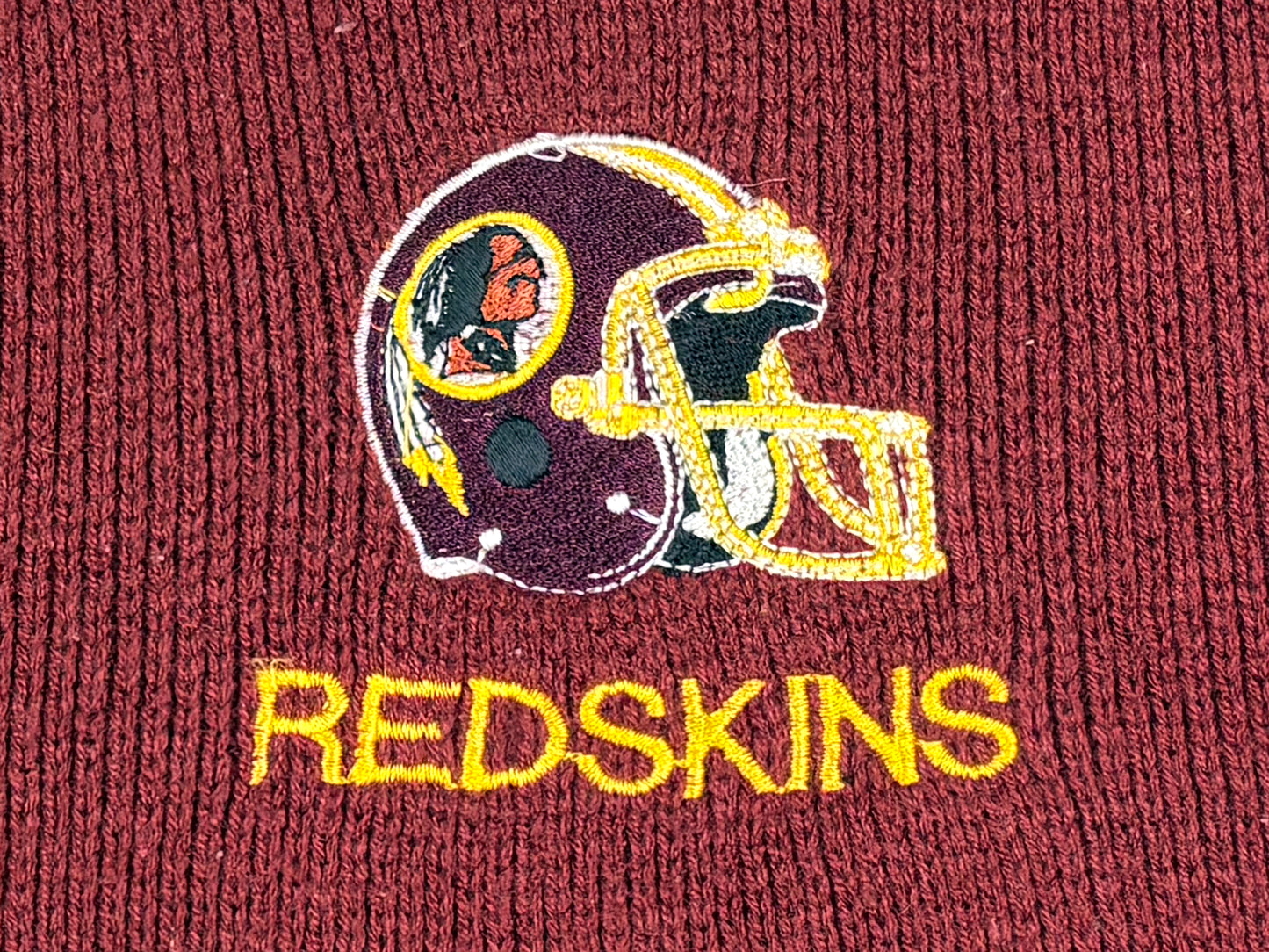 VTG '90S STARTER REDSKIN KNIT SWEATER