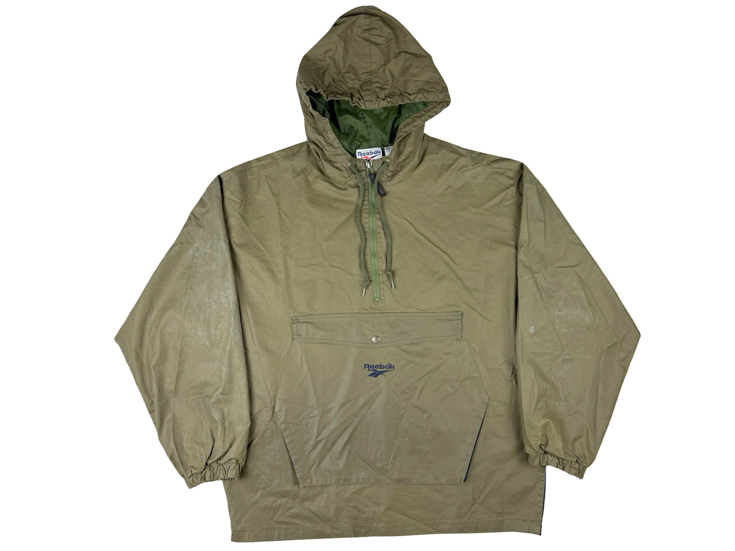 VTG REEBOK QUARTER ZIP PARKA