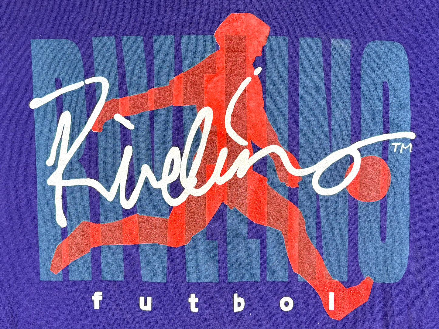 VTG '90S RIVELINO FUTBOL SWEATER