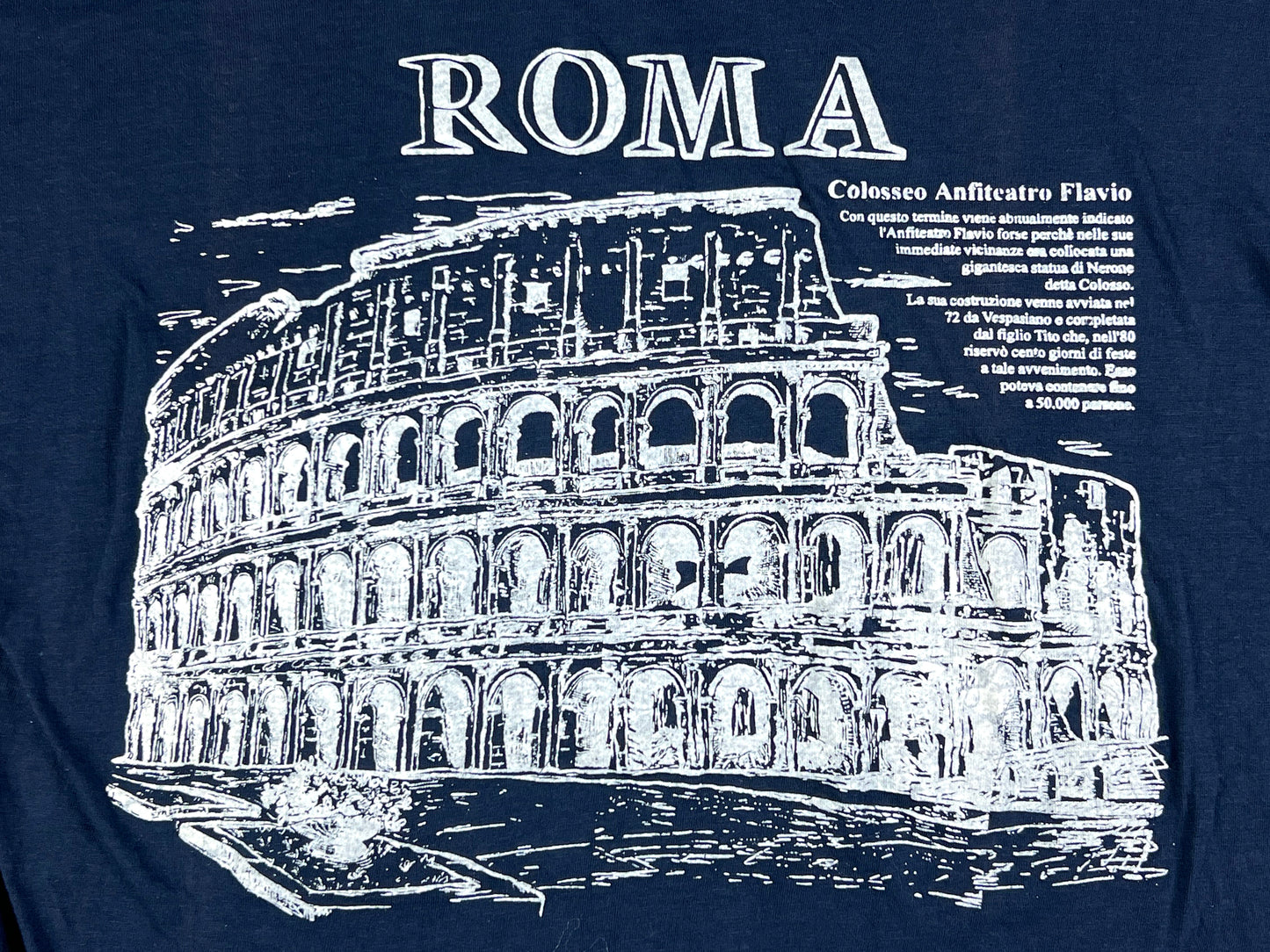 VTG '80S ROME COLUSSIUM T-SHIRT
