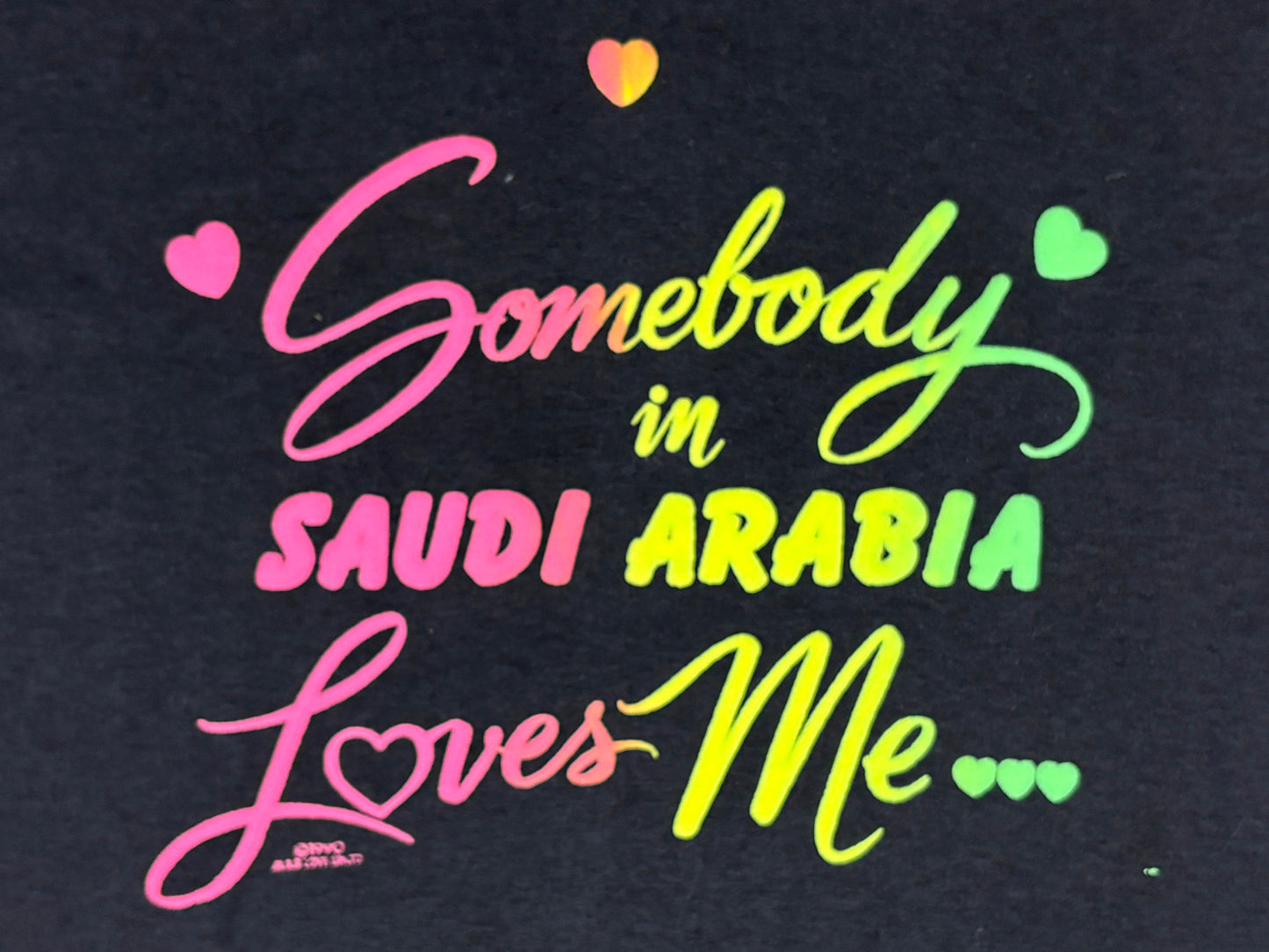 VTG '90 SAUDI ARABIA T-SHIRT