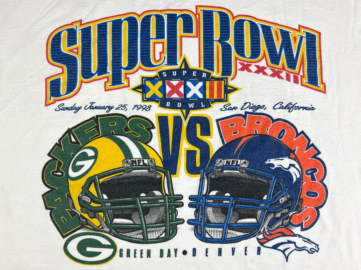 VTG '98 SUPER BOWL XXXII T-SHIRT