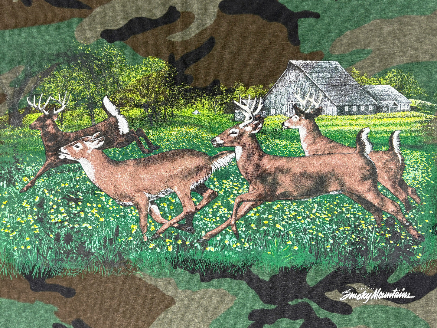 VTG SMOKY MOUNTAIN DEER CAMO T-SHIRT
