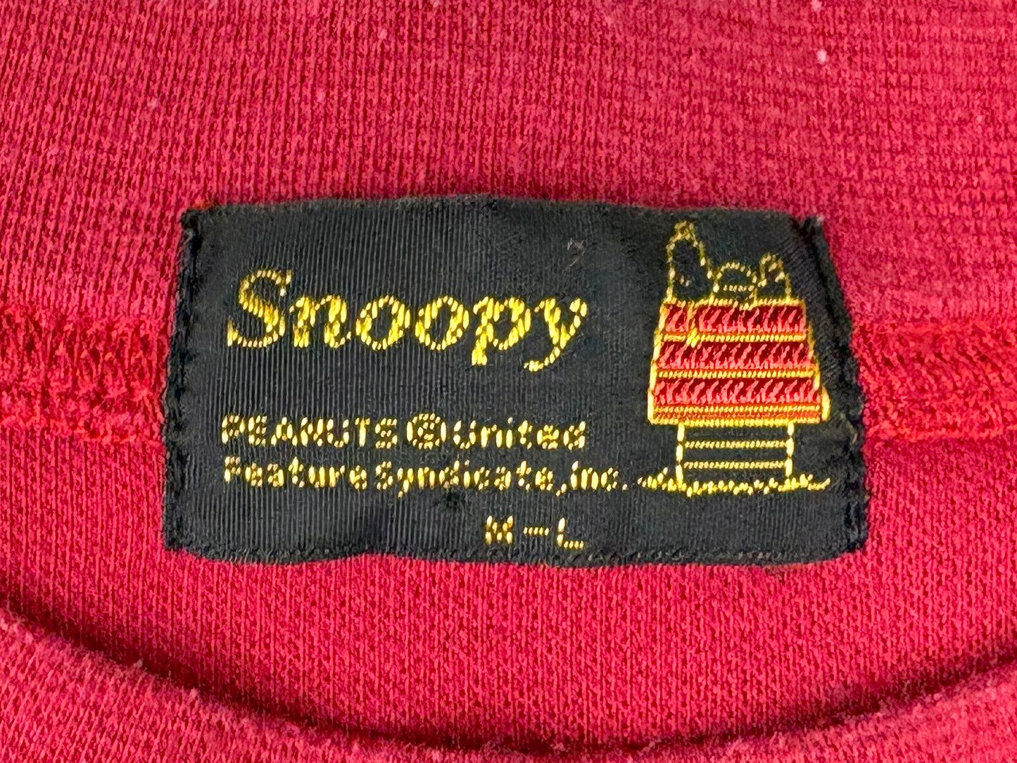 VTG SNOOPY AND WOODSTOCK L/S SHIRT