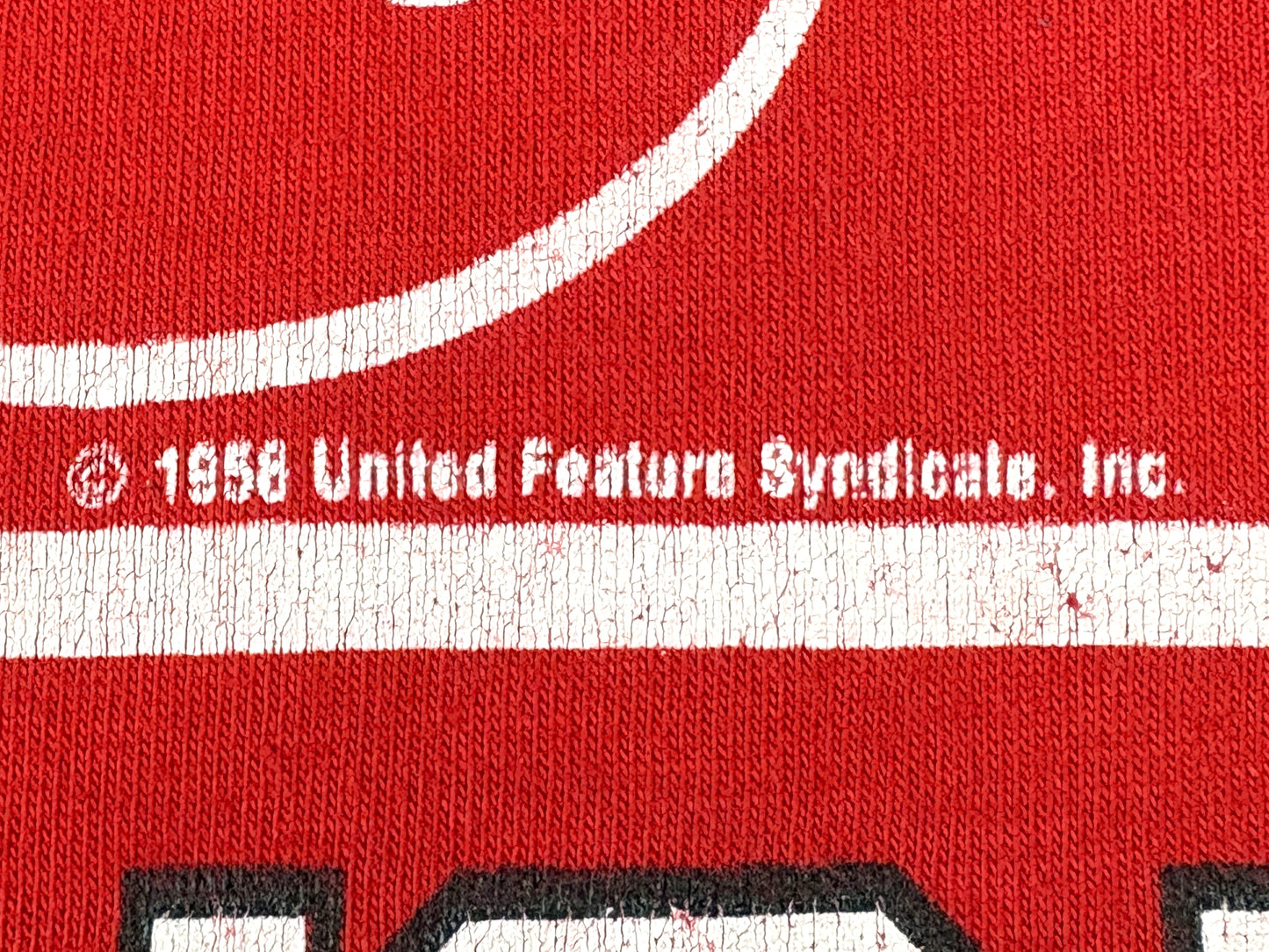 VTG '58 SNOOPY ARKANSAS RAZERBACKS RAGLAN