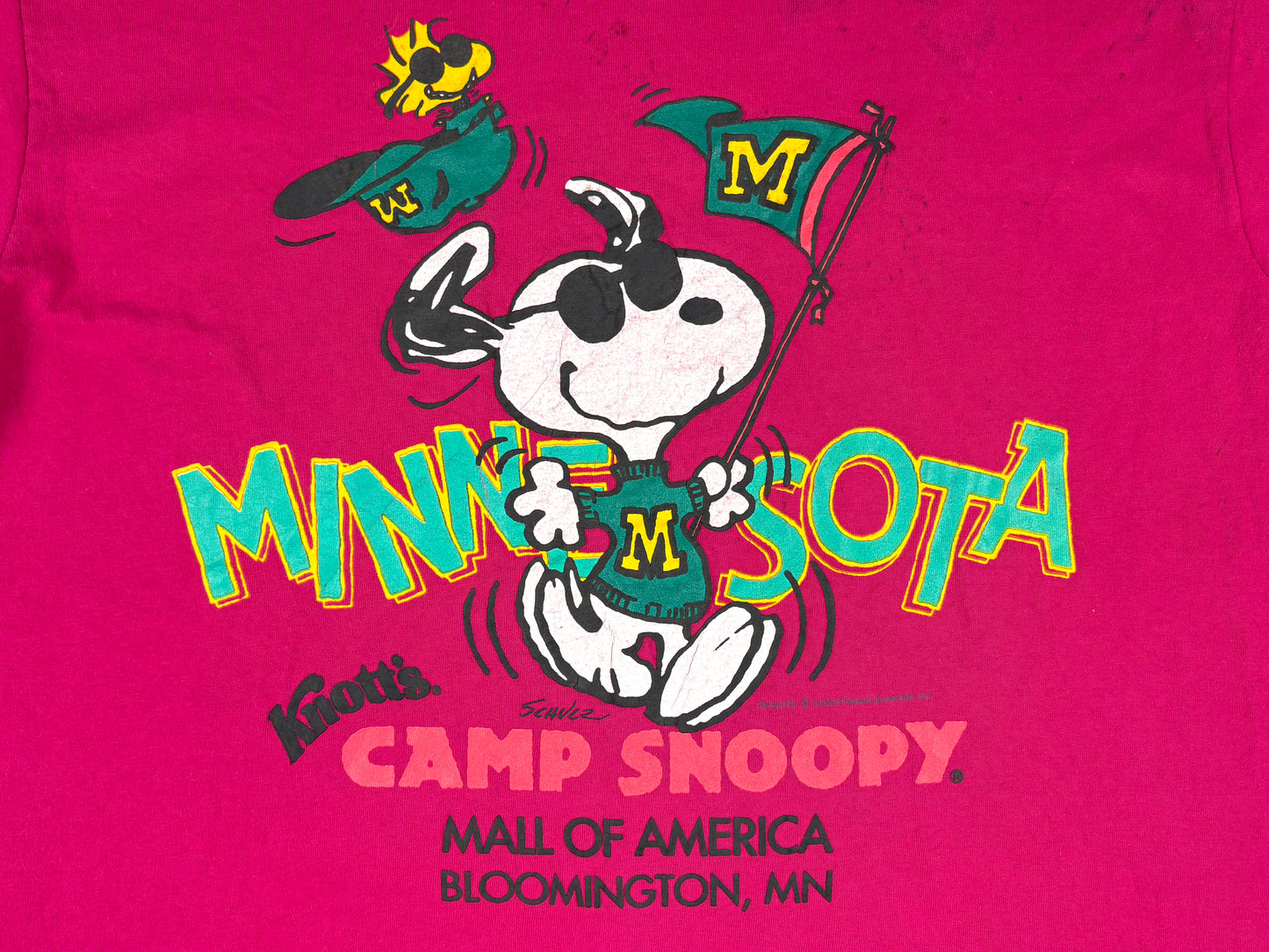 VTG MINNESOTA CAMP SNOOPY T-SHIRT