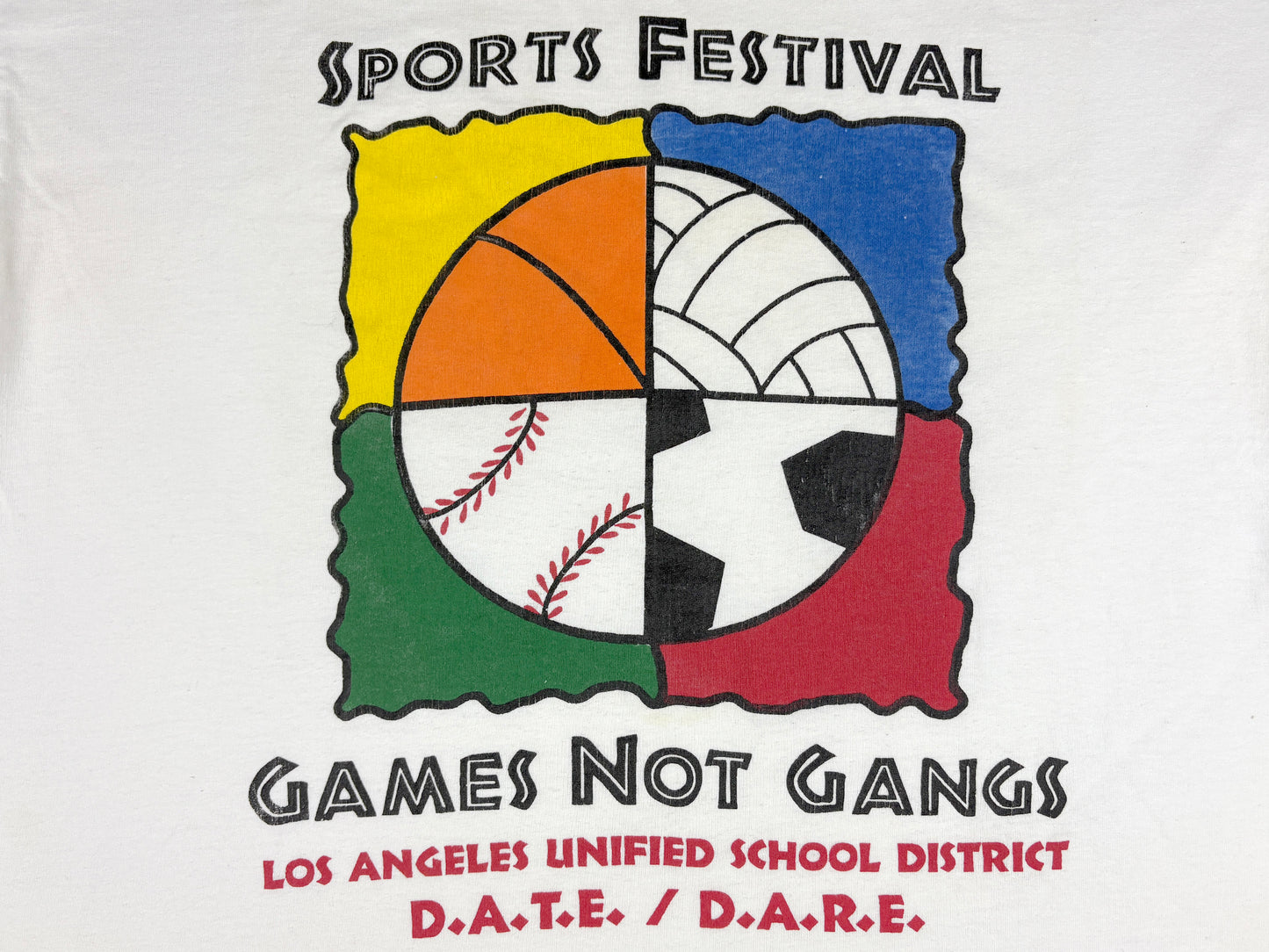 VTG '90S LAUSD SPORTS FEST T-SHIRTS