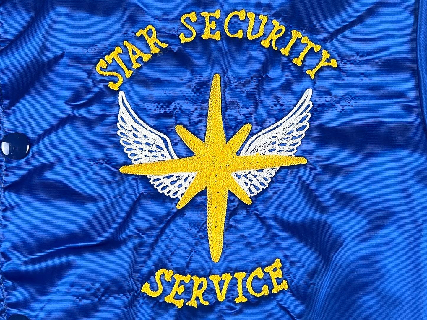 VTG DELONG STAR SECURITY SATIN JACKET