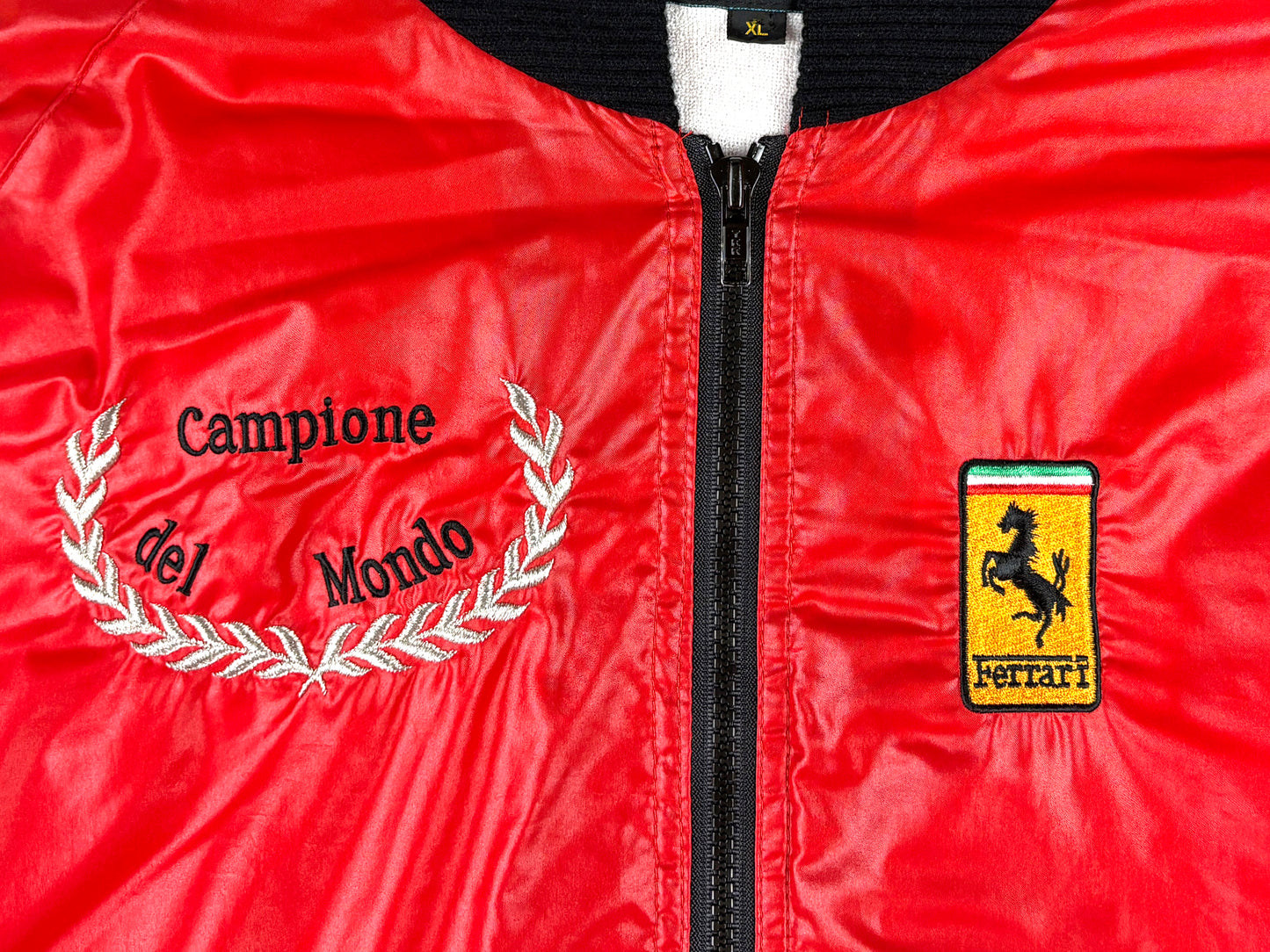 VTG FERRARI STYLE AUTO RACE JACKET
