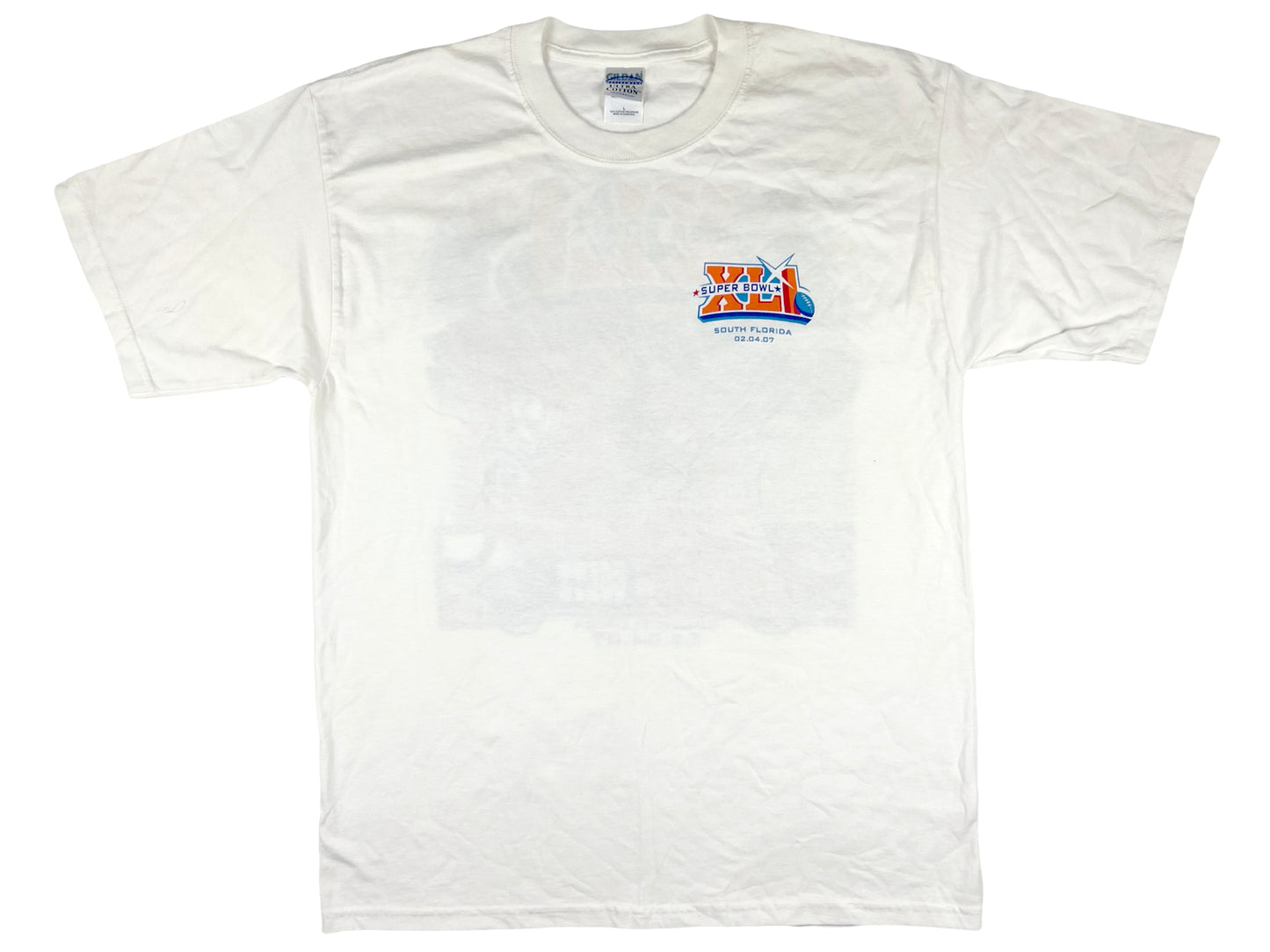 '07 SUPER BOWL 41 BEARS VS COLTS T-SHIRT