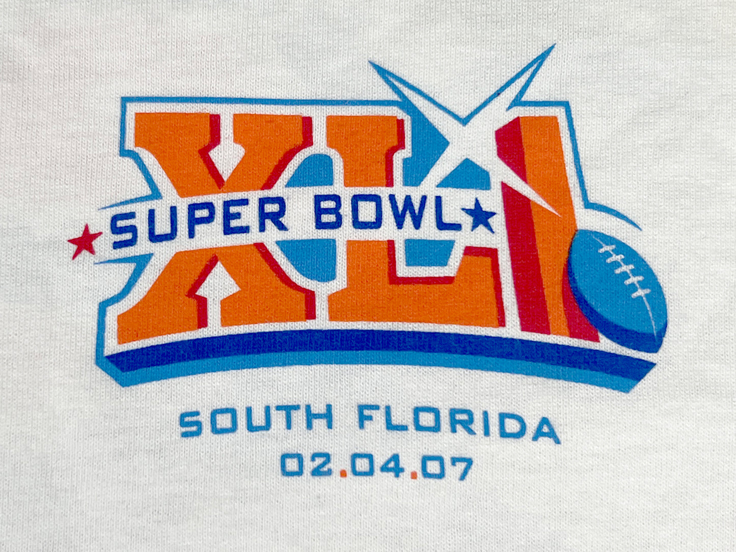 '07 SUPER BOWL 41 BEARS VS COLTS T-SHIRT