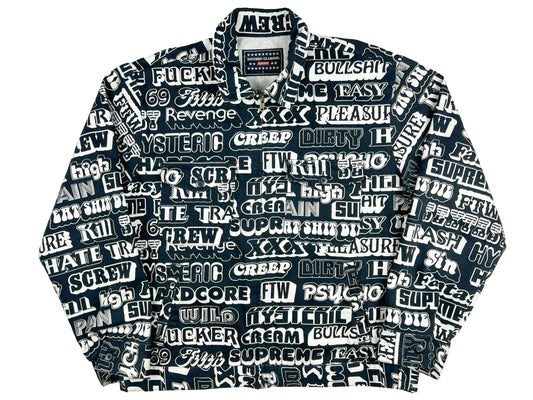 Supreme x Hysteric Glamour Text Work Jacket