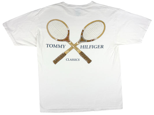VTG '90S TOMMY HILFIGER RACKETS T-SHIRT