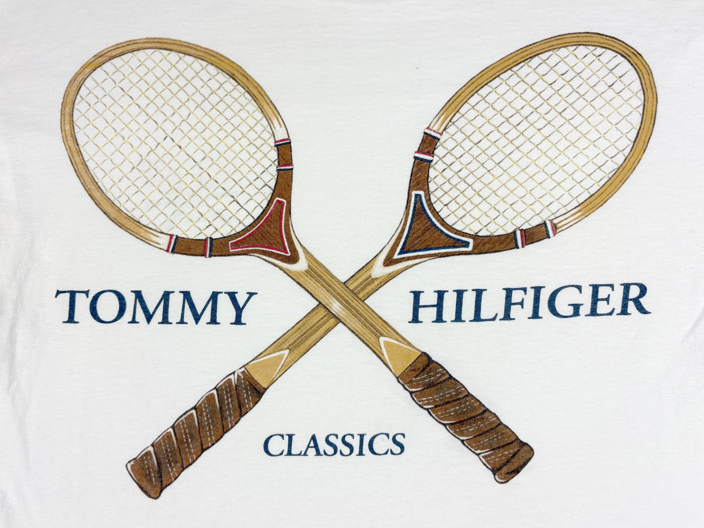 VTG '90S TOMMY HILFIGER RACKETS T-SHIRT