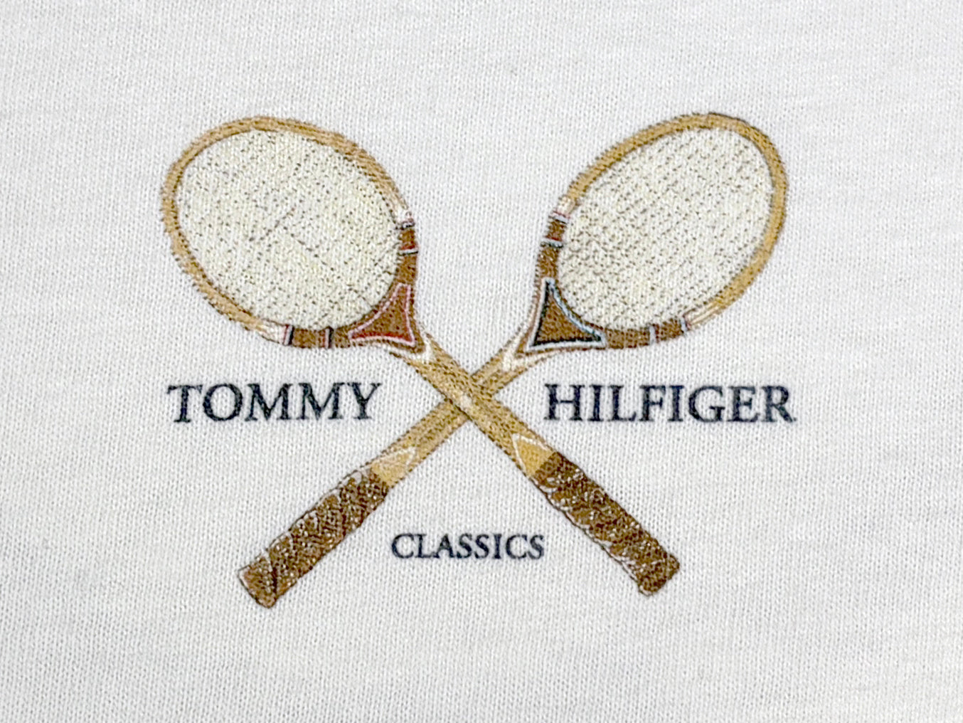 VTG '90S TOMMY HILFIGER RACKETS T-SHIRT