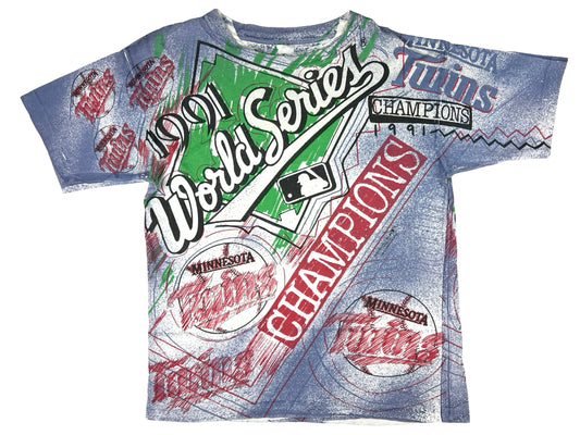 VTG '91 MINNESOTA TWINS CHAMPIONS T-SHIRT