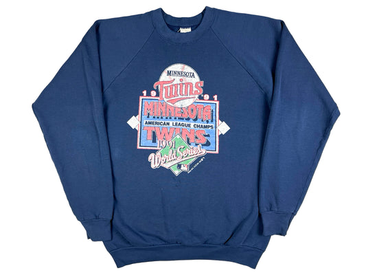 VTG '91 MINNESOTA TWINS WORLD SERIES CREWNECK