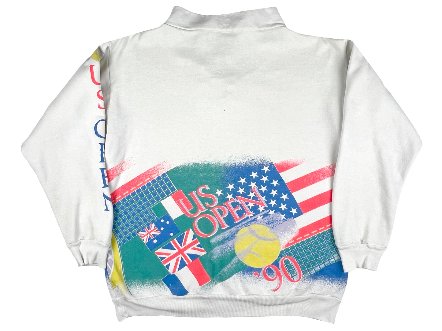 VTG '90 US OPEN 1/4 ZIP SWEATER