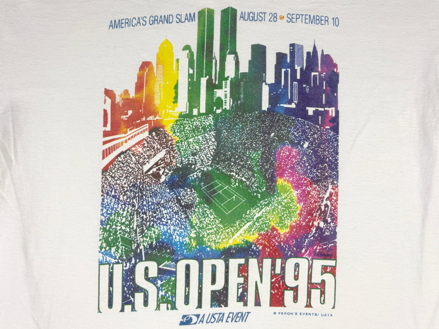 VTG '95 US OPEN TENNIS T-SHIRT
