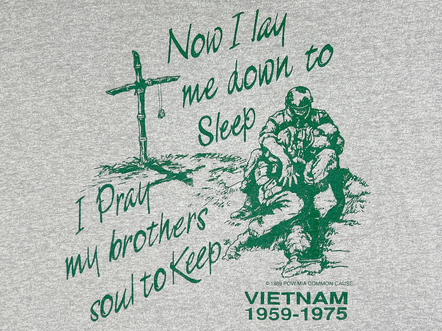 VTG '89 VIETNAM COMMON CAUSE T-SHIRT