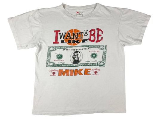 VTG '92 I WANT TO BE LIKE MIKE T-SHIRT