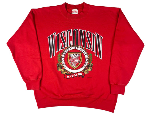 VTG WISCONSIN BADGERS CREWNECK