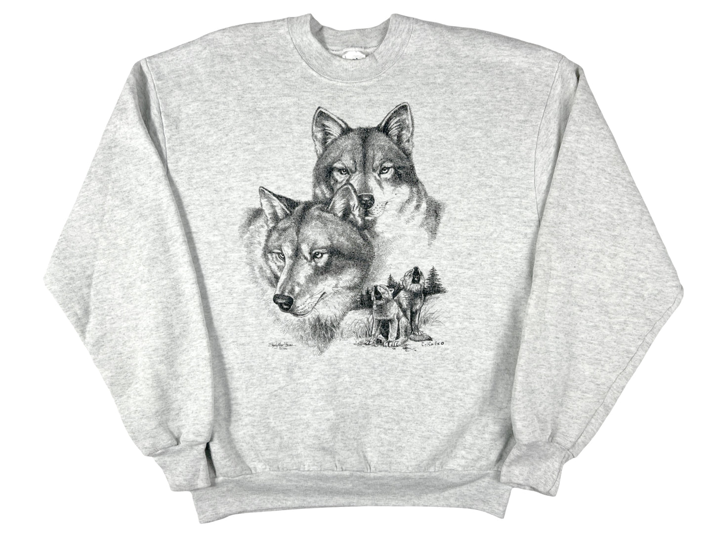 VTG HOLWING WOLVES CREWNECK
