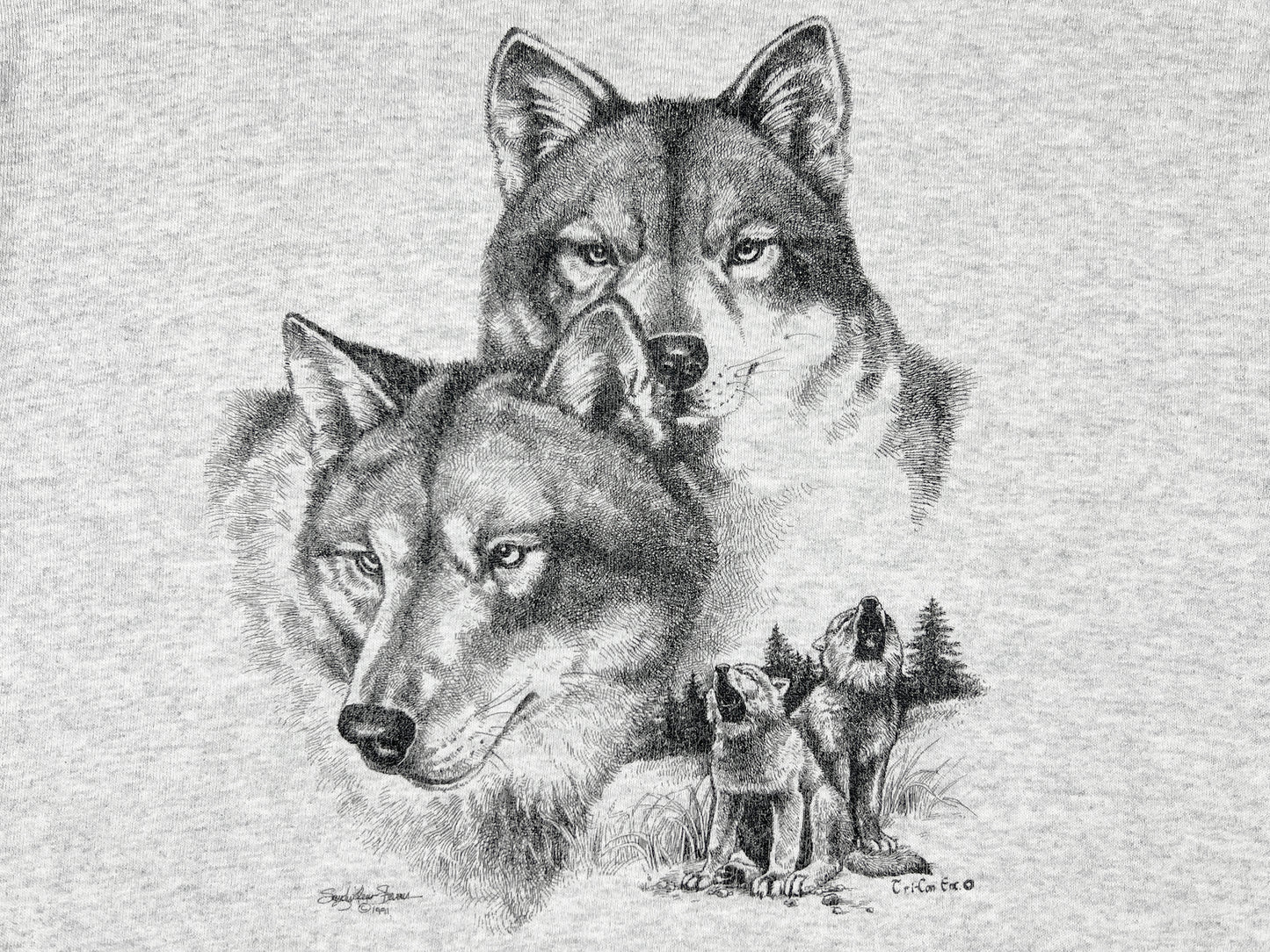 VTG HOLWING WOLVES CREWNECK