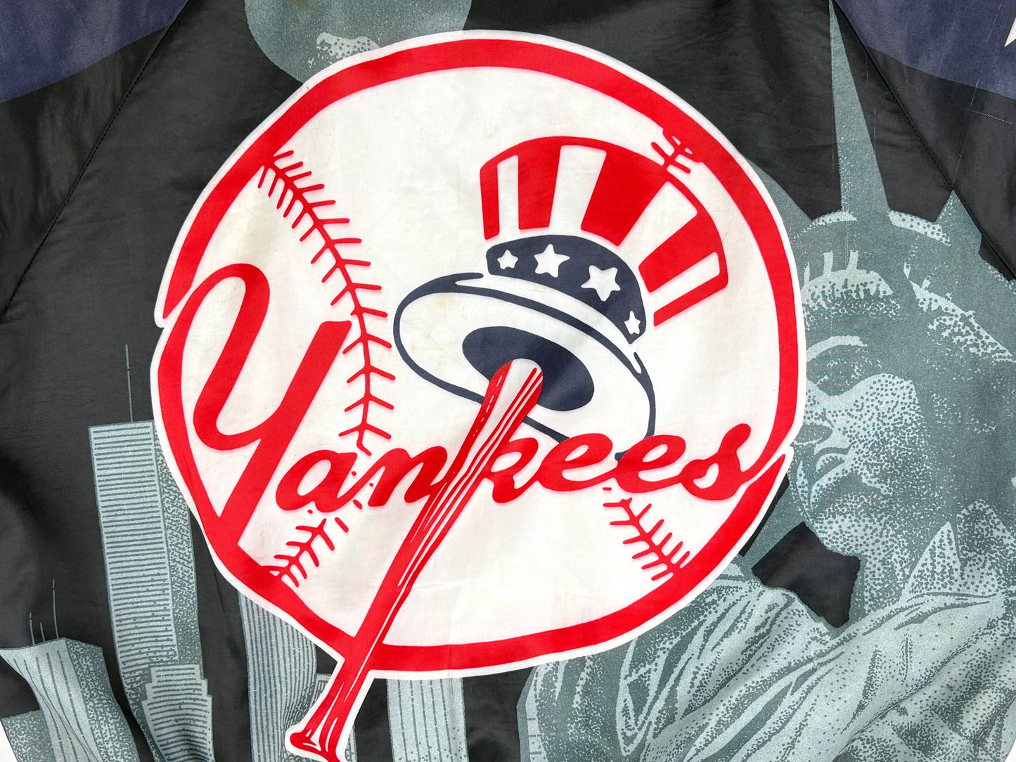 VTG YANKEES CHALK LINE JACKET