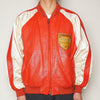VTG '90S SF 49ERS LEATHER/SATIN JACKET