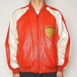 VTG '90S SF 49ERS LEATHER/SATIN JACKET