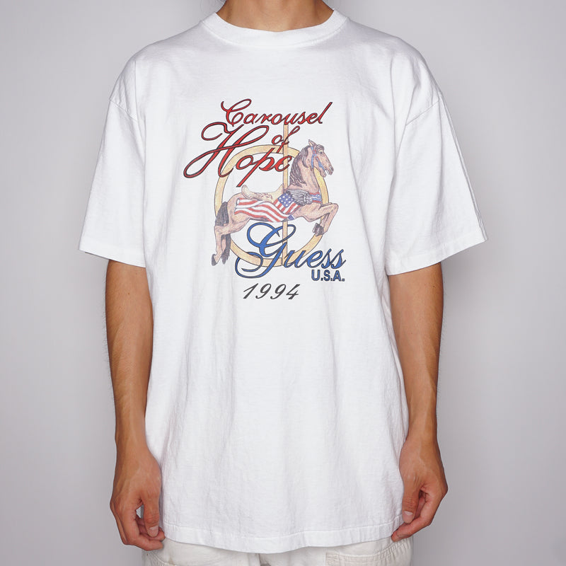 VTG '94 GUESS CAROUSEL OF HOPE T-SHIRT