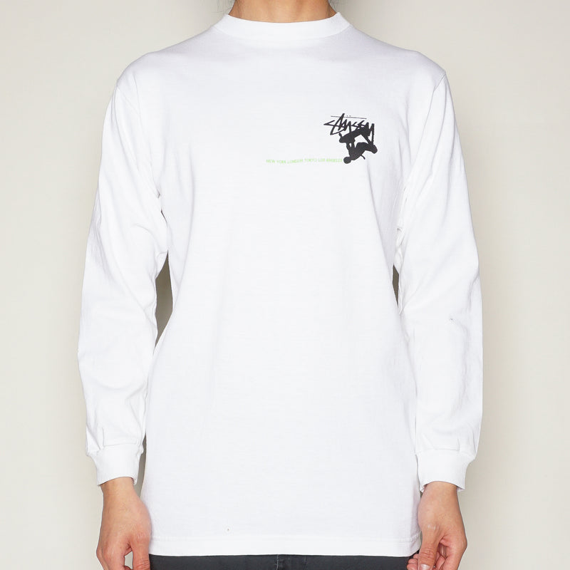 VTG '90S STUSSY WW SILHOUETTE SHIRT