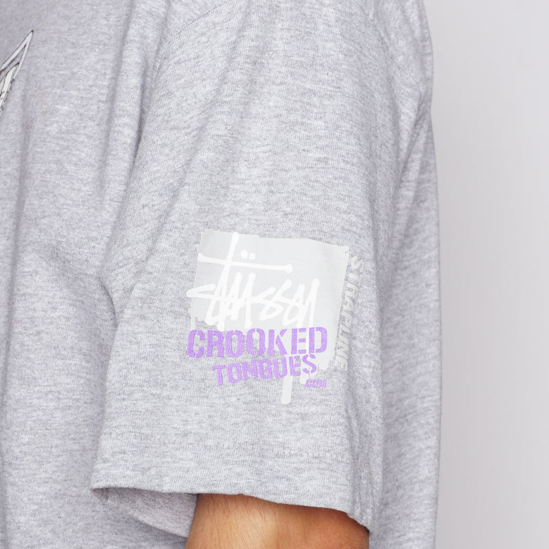 VTG '00 STUSSY X CROOKED TONGUE T-SHIRT