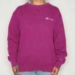 VTG '90S CHAMPION SCRIPT SWEATER