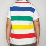 VTG WOMEN'S WHITE TIGER KNIT VEST