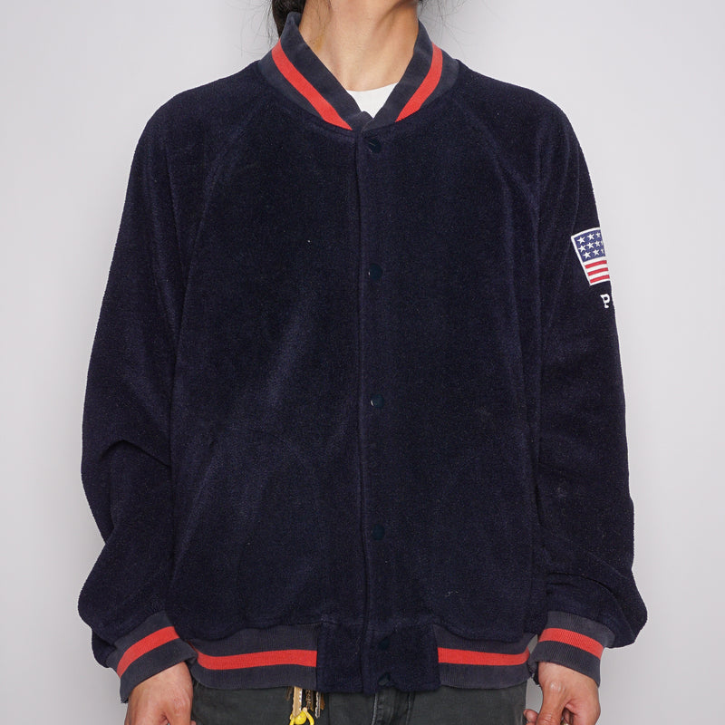 VTG '90S POLO RL USA FLEECE JACKET