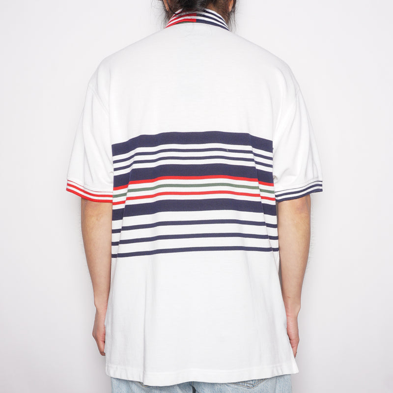VTG TOMMY HILFIGER STRIPED POLO TRIED AND TRUE CO.