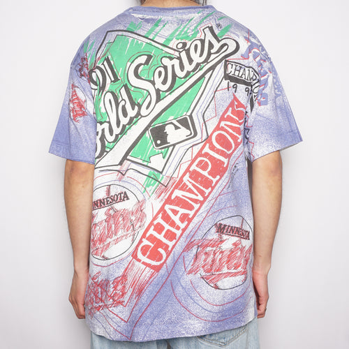 VTG '91 MINNESOTA TWINS CHAMPIONS T-SHIRT