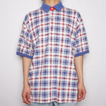 VTG TOMMY HILFIGER PLAID POLO