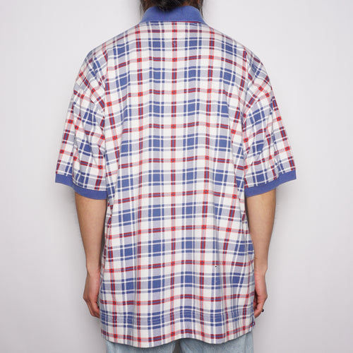 VTG TOMMY HILFIGER PLAID POLO